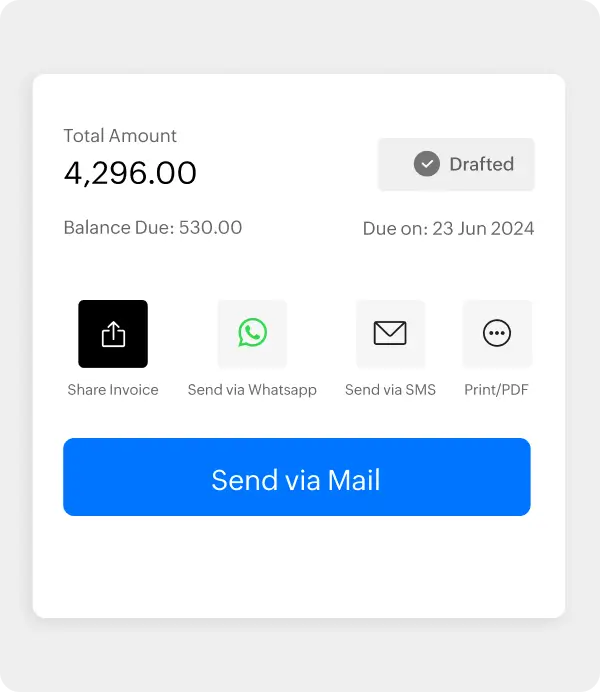 Zoho Invoice