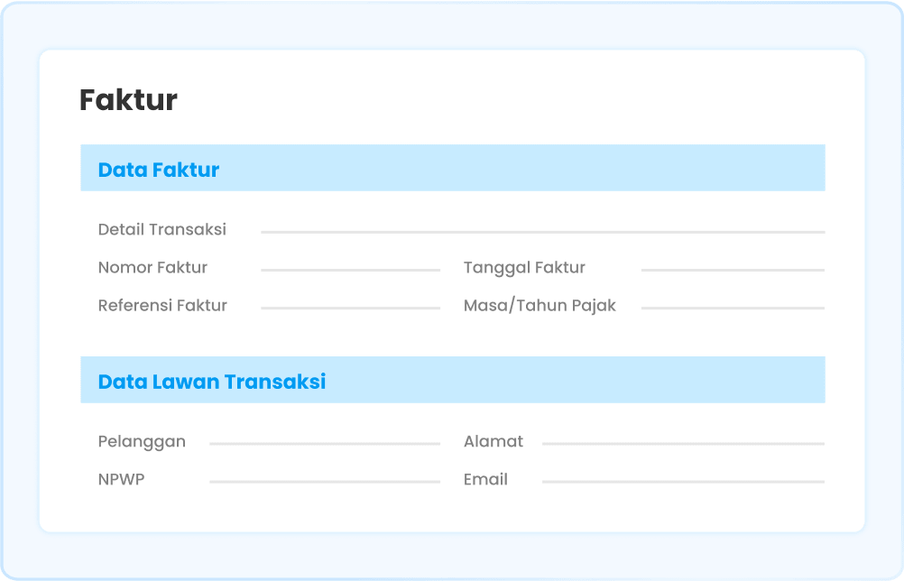 Ilustrasi faktur pembelian dan penjualan di software Ukirama ERP