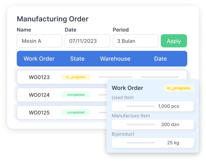 Stok report - product inventory - section 1